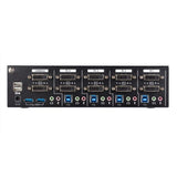 StarTech.com 4-Port Dual Monitor Dual-Link DVI KVM Switch - 4K 60Hz - TAA Compliant KVM Switch (SV431DL2DU3A)