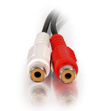 C2G 40422 Value Series One 3.5mm Stereo Male to Two RCA Stereo Female Y-Cable (6 Inches)