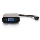 C2G 41359 Micro HDMI Male to VGA and Stereo Audio Female Adapter Converter, Black