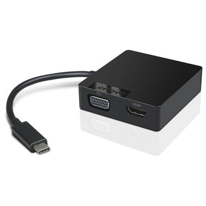 Lenovo USB-C Travel Hub - Docking Station - VGA, HDMI - for Miix 720-12, Tablet 10, ThinkPad 11 and More