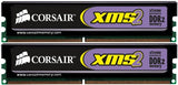 Corsair XMS2 2GB ( 2 X 1GB ) PC2-6400 800MHz 240-pin DDR2 CL5 Dual Channel Desktop Memory Kit