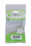 Techly IADAP USB31-VU31 USB-C to USB/Vga Adapter - M/F, White