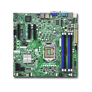 Supermicro LGA1155/Intel C202 PCH/DDR3/V&2GbE/MATX Server Motherboard X9SCL-F-O