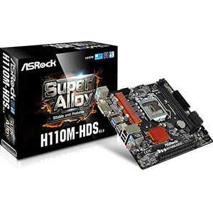 ASRock Motherboard Motherboards H110M-HDS R3.0