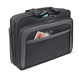 SOLOD CLA314 17.3-Inch Laptop Check Fast Briefcase, Black