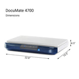 Documate 4700 Fb 600dpi 24bit USB LTR/A3 200pg Adf