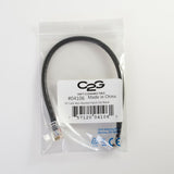 C2G 04126 Cat6 Cable - Non-Booted Unshielded Ethernet Network Patch Cable, Black (150 Feet, 45.72 Meters)