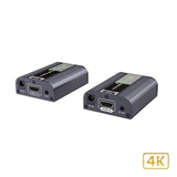 Techly 4K HDMI Extender Cat6 4K HDMI Extender - Cat6, (IDATA EXT-)