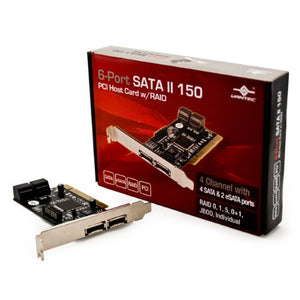 Vantec UGT-ST310R 6-Port Sata Ii 150 PCi Host Card with Raid