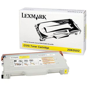 Lexmark C510 Yellow Toner Cartridge (20K0502)