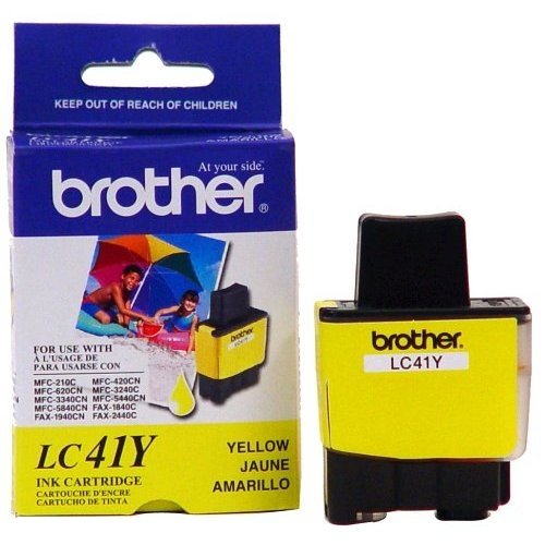 Brother Lc41y Yellow Ink Cart Mfc210c 420cn 620cn 3240c 5440cn 5840cn