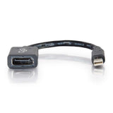 C2G/Cables to Go 54303 Mini DisplayPort Male to DisplayPort Female Adapter Converter (6-Inch)