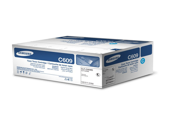 Samsung CLTC609S High-Yield Toner, 7,000 Page Yield, Cyan [Electronics]