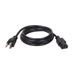 Tripp Lite P006-006 18AWG Power Cord NEMA 5-15P to IEC-320-C13, 6-Feet