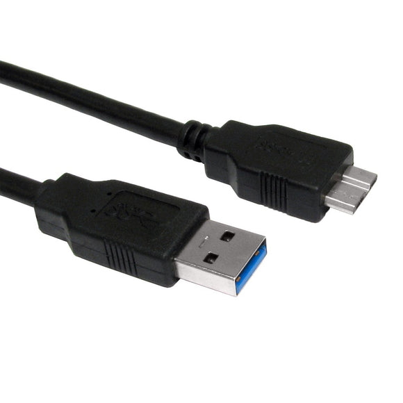 BlueDiamond 80066 Micro USB 3.0 M, Black, 6 ft