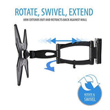 V7 LCD Monitor or TV Articulating Mount Arm for Flat Panel Screen 10"-24" with VESA 100/75mm