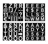 Bi-silque Visual Communication MasterVision 1-Inch Magnetic Set of Letters, Numbers and Symbols