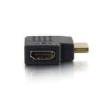 C2G 43290 Right Angle HDMI Adapter - Right Exit, Black