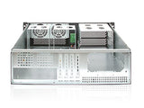 iStarUSA D-314-MATX 3U Compact Rackmount Chassis Compatible with PS2 Power Supply