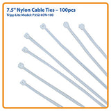 TRIPP LITE TRPP35207N100, Nylon Zip Ties, 70.5-Inch, 100-Pack