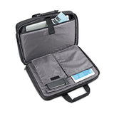 SOLOD CLA314 17.3-Inch Laptop Check Fast Briefcase, Black