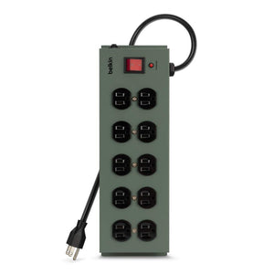 Belkin 10 Outlet Metal Surge Protector, F9D1000-15