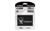 Kingston KC600 SSD 512GB 2.5in SATA Rev3.0(6Gb/s)