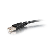 C2G 38999 USB Active Extension Cable - USB 2.0 A Male to A Female Cable, Center Booster Format, Black (39.4 Feet, 12 Meters)