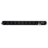 Tripp Lite PDU Switched 120V 1.4kW 15A 8 5-15R 5-15P LX Platform Interface 12ft Cord 1URM TAA