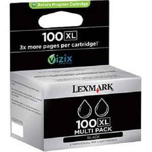 2-Pack 100xl Black High Yield Return Program Ink Cartridges