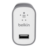 Belkin F8M731dqGRY MIXIT Metallic USB Home and Wall Charger for Apple and Android Devices (2.4 Amp/12 Watt), Gray