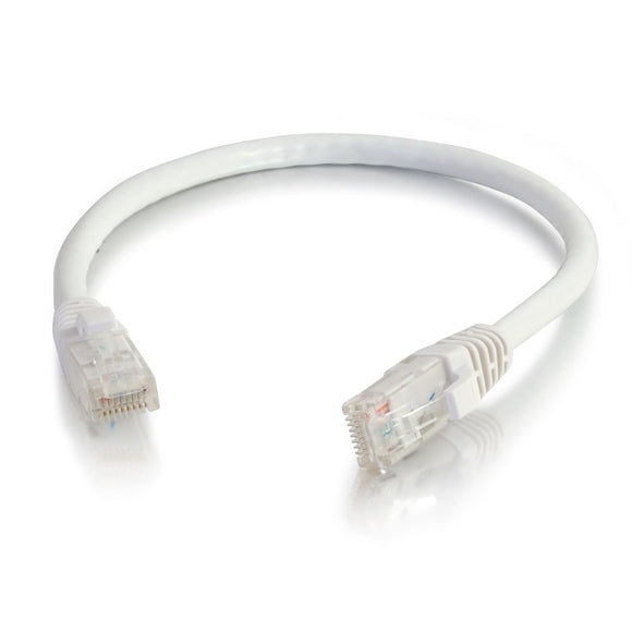 C2G 21472 Cat5e Cable - Snagless Unshielded Ethernet Network Patch Cable, White (100 Feet, 30.48 Meters)