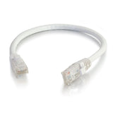 C2G 21472 Cat5e Cable - Snagless Unshielded Ethernet Network Patch Cable, White (100 Feet, 30.48 Meters)