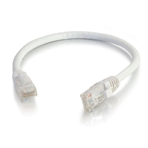 C2G 27094 Cat5e Cable - Snagless Unshielded Ethernet Network Patch Cable, White (75 Feet, 22.86 Meters)