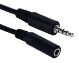 3.5mm Mini Stereo Audio Extension Cable for Microphones, Speakers and Headphones (P311-025)