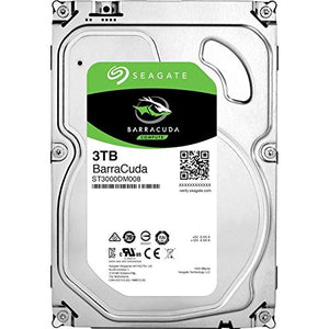 Seagate BarraCuda - 3TB, 7,200 RPM, 3.5" Desktop Hard Drive