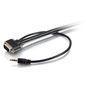 C2G/Cables to Go Select VGA with 3.5mm A/V Male/Male Cable, Black