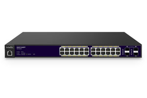 24-PORT GIGABIT POE+ LAYER 2 SWITCH. THE SWITCH GIGABIT ETHERNET PORTS SUPPORT I