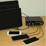 Tripp Lite 10-Port USB Charging Hub Tablet (U280-010), Black