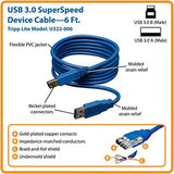 Tripp Lite U322-006 6-Feet USB 3.0 SuperSpeed A/B Device Cable