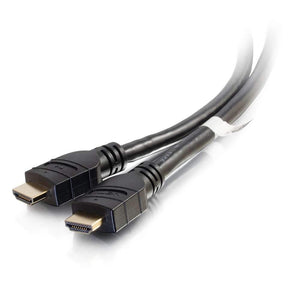 C2G 41415 4K Active High Speed HDMI Cable, 4K 60Hz, in-Wall CL3-Rated, Black (50 Feet, 15.24 Meters)