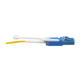 TRIPP LITE N370-03M-T 3M Premium Duplex SMF Single Mode 8.3/125 Uniboot Micron Fiber Optic Patch Cable LC/LC, 10'