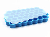 Hisen 37 Grid Honeycomb Food Grade Silicone Ice Block Ice Cube Tray