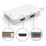 Techly IADAP DP-COMBOF2 3 in 1 Display Port to Hdmi/Dvi/Vga