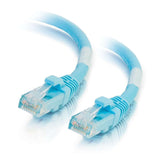 6ft Cat6a Snagless Utp Cable-Aqua