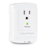 CyberPower CSP100TW 900 Joule Professional 1-Outlet Surge Protector Wall Tap