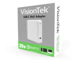 VisionTek USB-C 30W Quick Charge US Plug Adapter