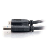 C2G 54177 Micro USB Cable - USB 3.0 A Male to USB Micro-B Male Cable, Black (6.6 Feet, 2 Meters)