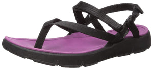 Northside Women's Sumatra Sandal, Black/Berry, 9 M US