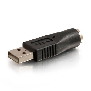 C2G 27277 USB Male to PS/2 Female Adapter, Black